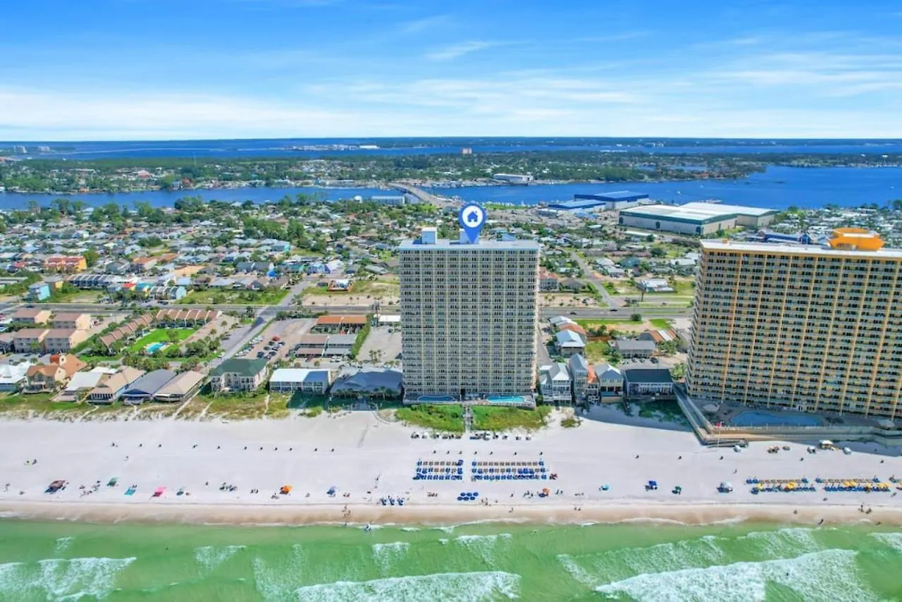 Seychelles 1609 - Panoramic Gulf Views, 2 Resort Pools, Steps To The Beach! Panama City Beach 0*,  United States